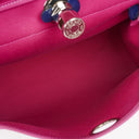 Hermes Herbag Zip 31 PM Bleu Saphir Vache Hunter Magnolia Toile With Palladium Hardware