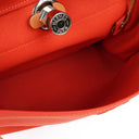 Hermes Herbag Zip 31 PM Fauve Vache Hunter Capucine Toile With Palladium Hardware