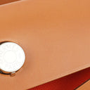 Hermes Herbag Zip 31 PM Fauve Vache Hunter Capucine Toile With Palladium Hardware