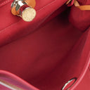 Hermes Herbag Zip 31 PM Fauve Vache Hunter Rubis Toile With Palladium Hardware