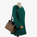 Hermes Herbag Zip 31 PM Noir Black Vache Hunter Etoupe Toile With Palladium Hardware
