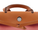 Hermes Herbag Zip 31 PM Vache Hunter Naturel Rose Azalee Toile With Palladium Hardware
