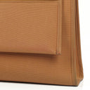 Hermes Herbag Zip 31 PM Vache Hunter Toile Dune/Sable Naturel And Orange With Palladium Hardware