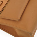 Hermes Herbag Zip 31 PM Vache Hunter Toile Dune/Sable Naturel And Orange With Palladium Hardware