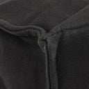 Hermes Herline MM Black Canvas Tote Bag