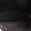 Hermes Herline MM Black Canvas Tote Bag