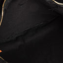 Hermes Herline MM Black Canvas Tote Bag