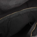 Hermes Herline MM Black Canvas Tote Bag