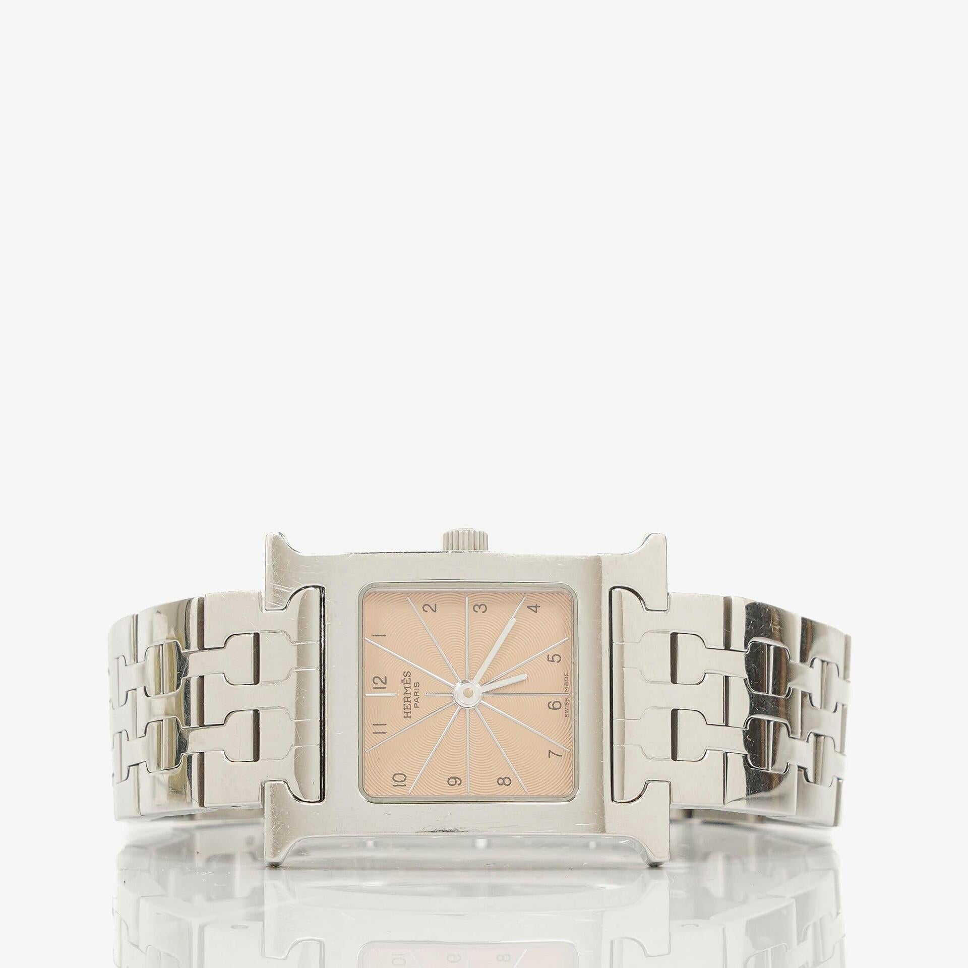 Hermes Heure H 21mm Ref HH1.210 Stainless Steel Watch
