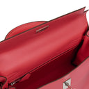 Hermes Kelly 25 Retourne Rose Azalee Swift Leather With Palladium Hardware