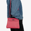Hermes Kelly 25 Retourne Rose Azalee Swift Leather With Palladium Hardware