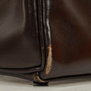 Hermes Kelly 28 Retourne Vintage Chocolate Box Calf With Gold Hardware, 1965