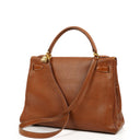 Hermes Kelly 32 Retourne Gold Courchevel Gold Hardware, 1992