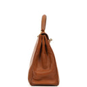 Hermes Kelly 32 Retourne Gold Courchevel Gold Hardware, 1992