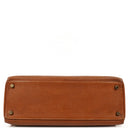 Hermes Kelly 32 Retourne Gold Courchevel Gold Hardware, 1992
