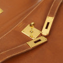 Hermes Kelly 32 Retourne Gold Courchevel Gold Hardware, 1992