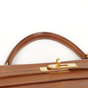 Hermes Kelly 32 Retourne Gold Courchevel Gold Hardware, 1992