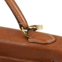Hermes Kelly 32 Retourne Gold Courchevel Gold Hardware, 1992