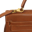 Hermes Kelly 32 Retourne Gold Courchevel Gold Hardware, 1992