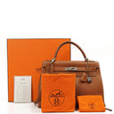 Hermès Kelly Sellier 32 Gold Togo Leather Palladium Hardware, 2005