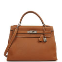 Hermès Kelly Sellier 32 Gold Togo Leather Palladium Hardware, 2005