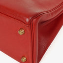 Hermès Kelly 32 Retourne Rouge Vif With Gold Hardware