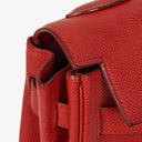Hermès Kelly 32 Retourne Rouge Vif With Gold Hardware
