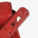 Hermès Kelly 32 Retourne Rouge Vif With Gold Hardware