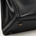 Hermes Kelly 32 Retourne Vintage Navy Box Calf With Gold Hardware, 1978