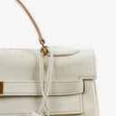 Hermès Kelly 32 Retourne White Leather With Gold Hardware, 1977
