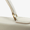 Hermès Kelly 32 Retourne White Leather With Gold Hardware, 1977