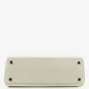 Hermès Kelly 32 Retourne White Leather With Gold Hardware, 1977