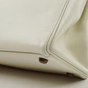 Hermès Kelly 32 Retourne White Leather With Gold Hardware, 1977