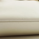 Hermès Kelly 32 Retourne White Leather With Gold Hardware, 1977