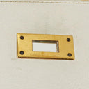 Hermès Kelly 32 Retourne White Leather With Gold Hardware, 1977