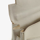 Hermès Kelly 32 Retourne White Leather With Gold Hardware, 1977