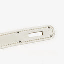 Hermès Kelly 32 Retourne White Leather With Gold Hardware, 1977