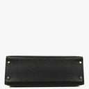 Hermes Kelly 32 Sellier Black Ardennes With Gold Hardware, 1996