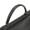 Hermes Kelly 32 Sellier Black Box Calf Gold Hardware, 1979