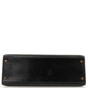 Hermes Kelly 32 Sellier Black Box Calf Gold Hardware, 1979