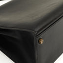Hermes Kelly 32 Sellier Black Box Calf Gold Hardware, 1979