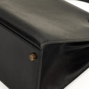 Hermes Kelly 32 Sellier Black Box Calf Gold Hardware, 1979