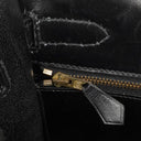 Hermes Kelly 32 Sellier Black Box Calf Gold Hardware, 1979