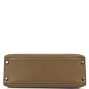 Hermes Kelly 32 Sellier Étoupe Chevre Mysore Palladium Hardware, 2006