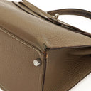Hermes Kelly 32 Sellier Étoupe Chevre Mysore Palladium Hardware, 2006