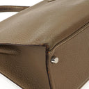 Hermes Kelly 32 Sellier Étoupe Chevre Mysore Palladium Hardware, 2006