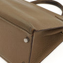 Hermes Kelly 32 Sellier Étoupe Chevre Mysore Palladium Hardware, 2006