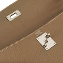 Hermes Kelly 32 Sellier Étoupe Chevre Mysore Palladium Hardware, 2006