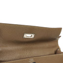 Hermes Kelly 32 Sellier Étoupe Chevre Mysore Palladium Hardware, 2006