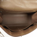 Hermes Kelly 32 Sellier Étoupe Chevre Mysore Palladium Hardware, 2006